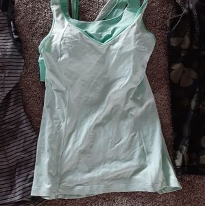 Lululemon tank top with sports bra built in